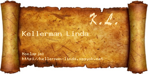 Kellerman Linda névjegykártya